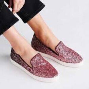 Birdies glitter loafers